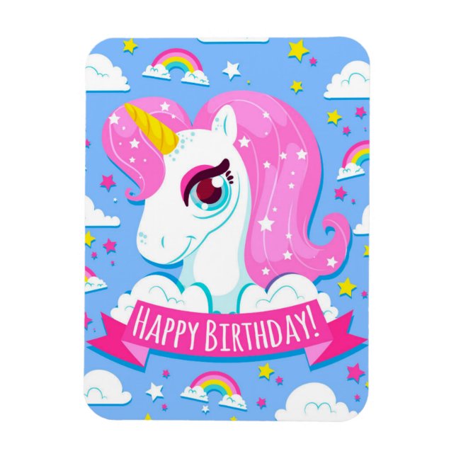 Happy Birthday Magnet (Vertikal)