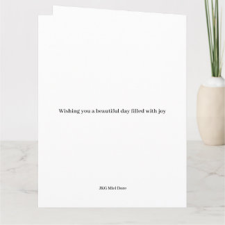 Happy Birthday Manhattan Skyline Card Tack Kort