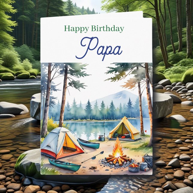 Happy Birthday Papa  | Fishing Tackle Box Kort (Skapare uppladdad)