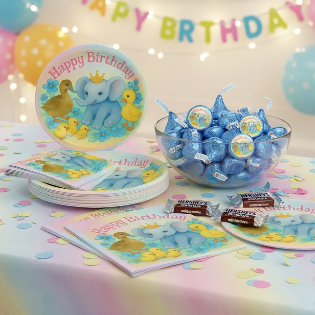 Happy Birthday Paper Napkins - Children Pappersservett (Skapare uppladdad)