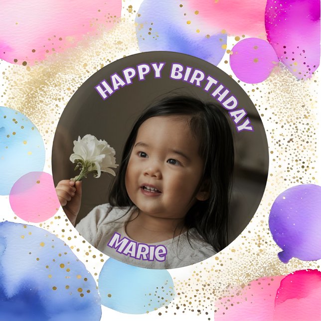 Happy Birthday Personalized Face Pins Birthday (Skapare uppladdad)