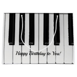 Happy birthday piano keys