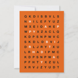 Happy Birthday Printable Card – Minimal Design Inbjudningar