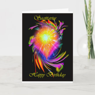 Happy Birthday Sagittarius Kort
