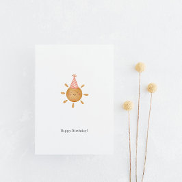 Happy Birthday Sunshine Card Vykort