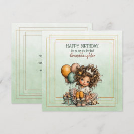 Happy Birthday To A Wonderful Granddaughter