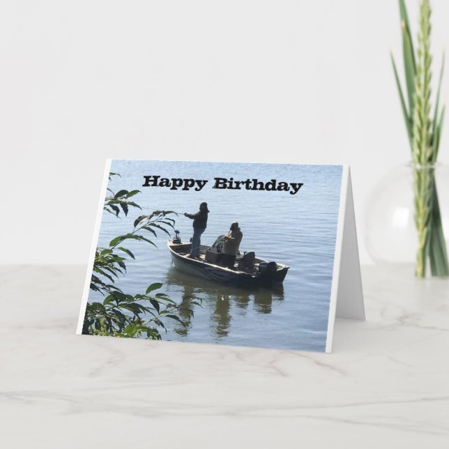 HAPPY BIRTHDAY to my FAVORITE FISHERMAN Kort (Framsida)