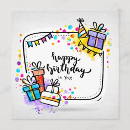 Happy Birthday To You Kort