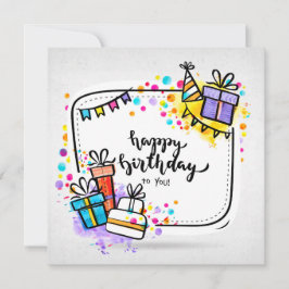 Happy Birthday To You Kort