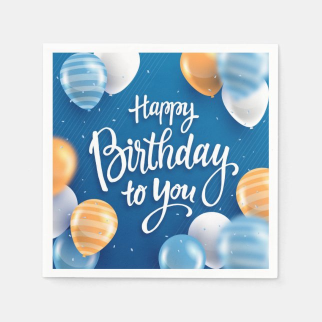 Happy Birthday to You Pappersservett (Framsidan)