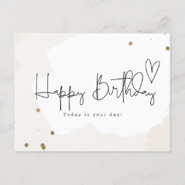 Happy Birthday -Today is your day Vykort