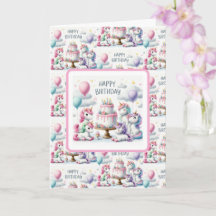 Happy Birthday Unicorn Themed