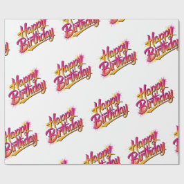 Happy Birthday Wrapping Paper Presentpapper