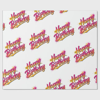 Happy Birthday Wrapping Paper Presentpapper
