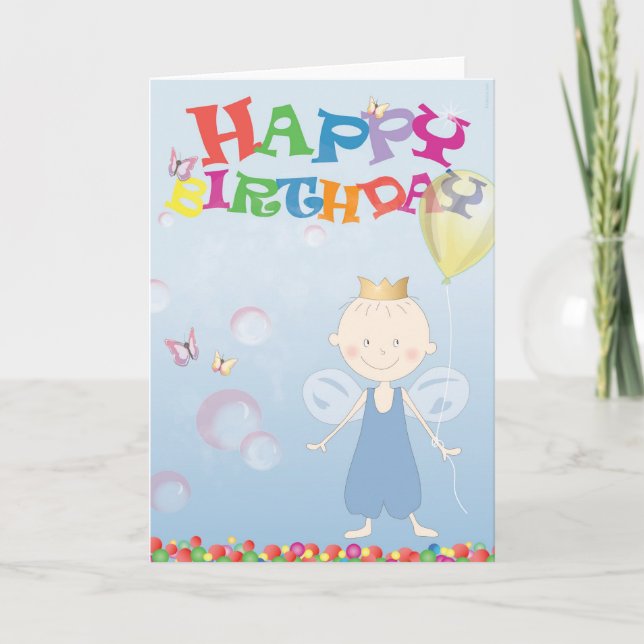Happy Birthdaycard Primus Kort (Framsida)