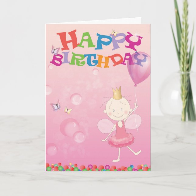 Happy birthdaycard Prisma Kort (Framsida)