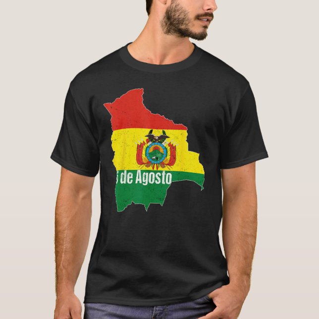 Happy Bolivian Independence Day I Love La Paz Boli T Shirt (Framsida)