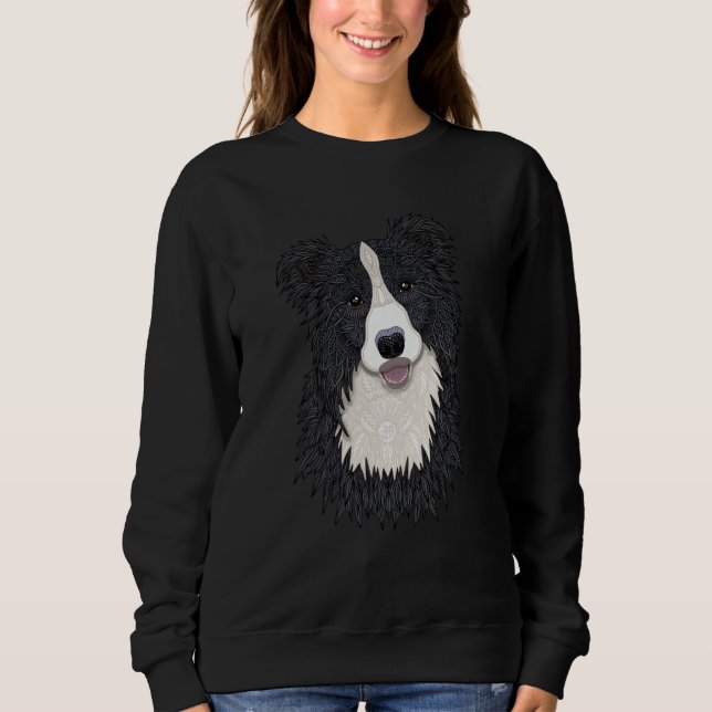 Happy Border Collie by Love Passion  idea T Shirt (Framsida)