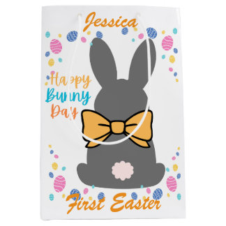 Happy bunny day personalized first easter