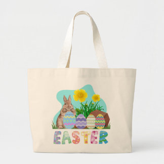 happy bunny easter jumbo tygkasse