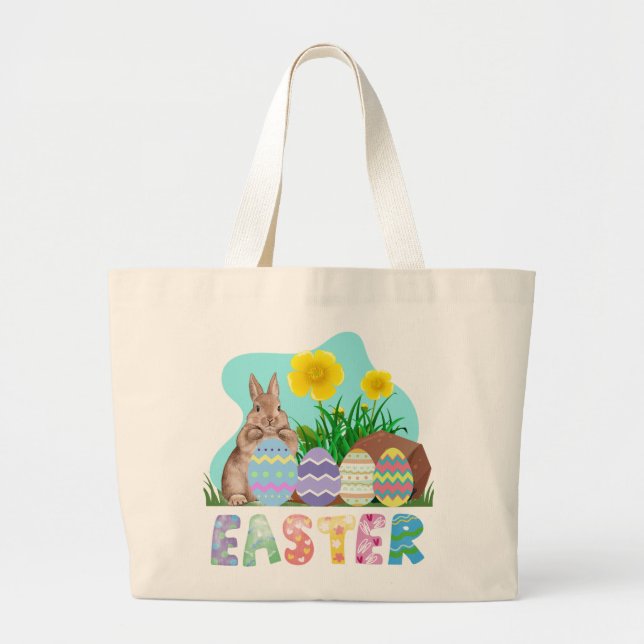 happy bunny easter jumbo tygkasse (Framsidan)