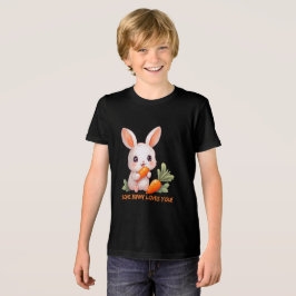 Happy Bunny with Carrot T Shirt