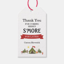 Happy Camper Adventure Birthday Presentetikett