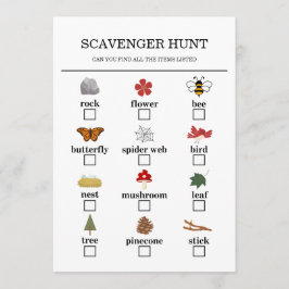 Happy Camper Adventure Birthday Scavenger Hunt Program
