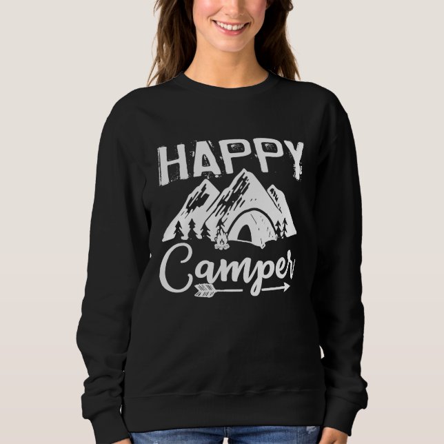 Happy Camper T Shirt (Framsida)