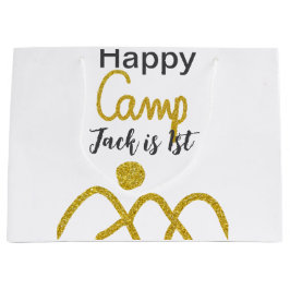 Happy camping camper one birthday kids golden sun