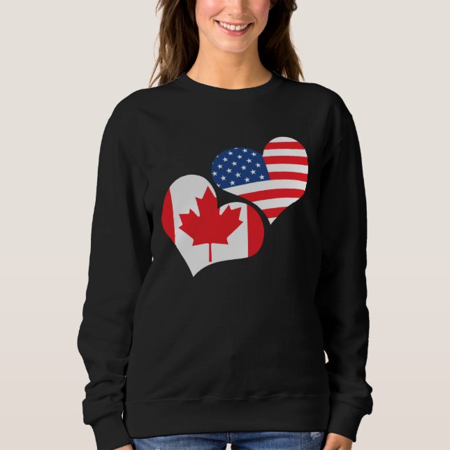 Happy Canada Day Canadian Canada Flag Maple Leaf   T Shirt (Framsida)