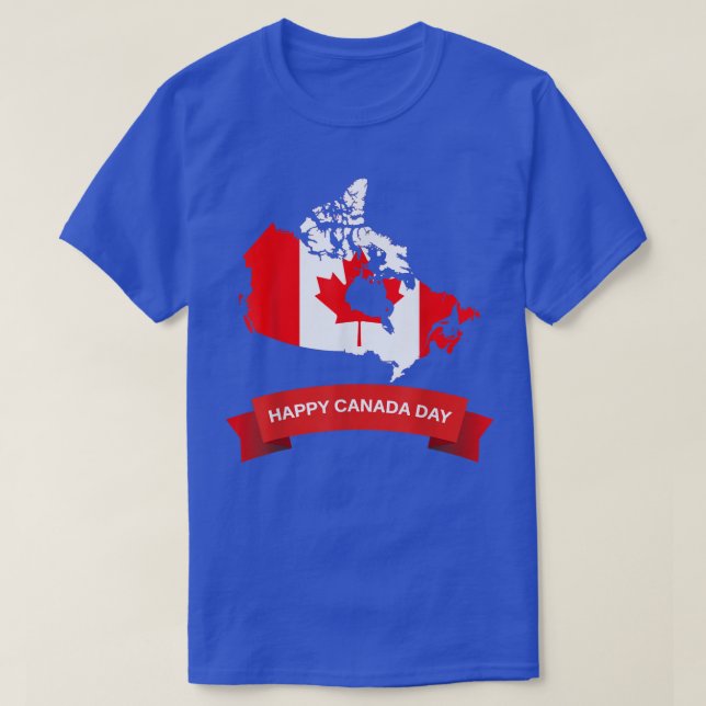 Happy Canada Day It's Canada Day Canadian Maple Le T Shirt (Design framsida)