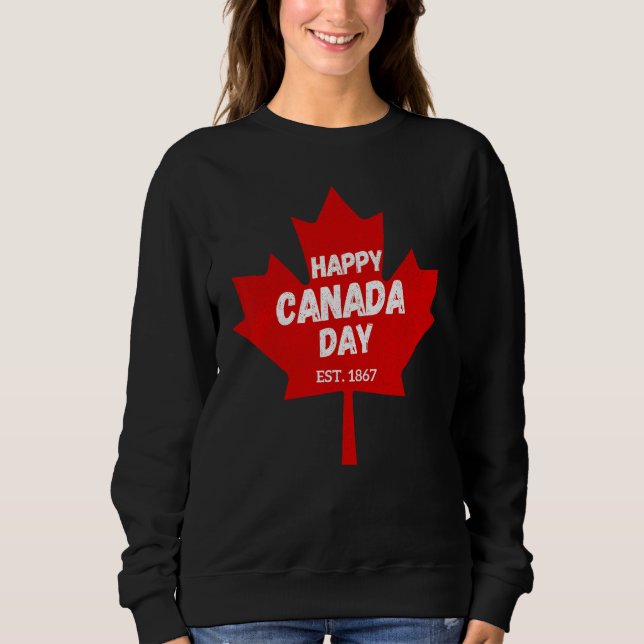 Happy Canada Day July 1st 1867 Canadian Costume Pe T Shirt (Framsida)