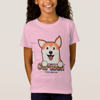 Happy Cartoon Pup T Shirt