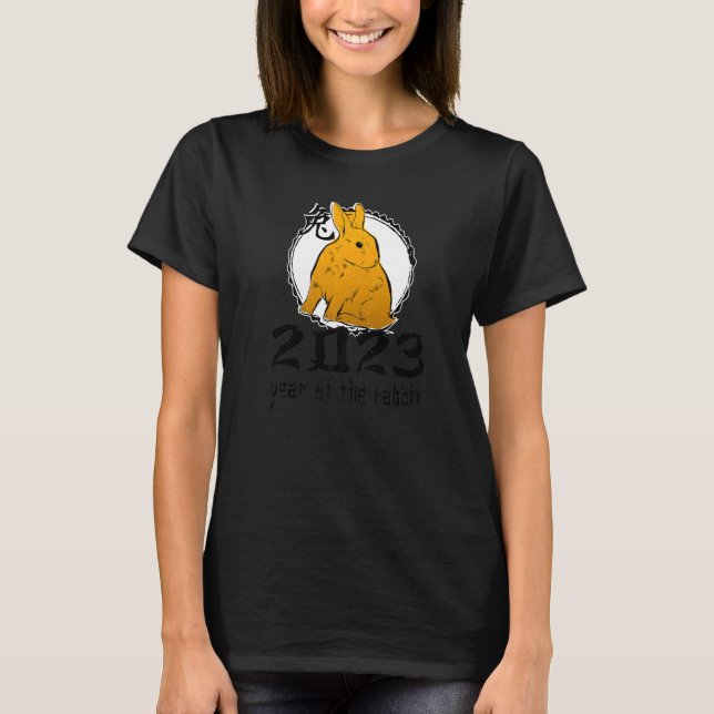 Happy Chinese New Year 2023  Year Of The Rabbit 20 T Shirt (Framsida)