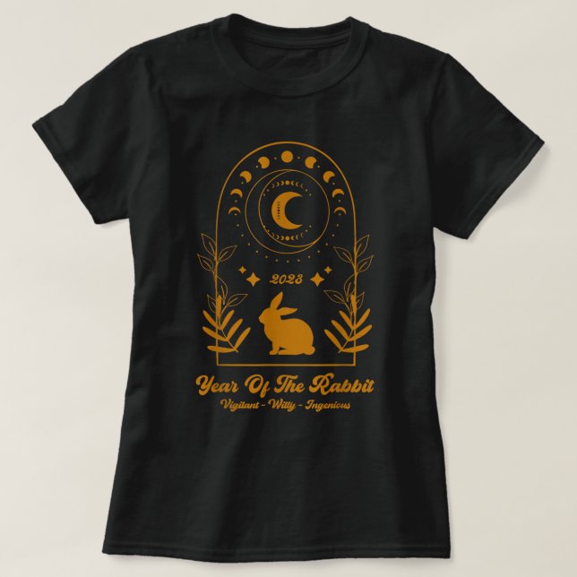 Happy Chinese New Year Year Of The Rabbit 2023 Hor T Shirt (Design framsida)