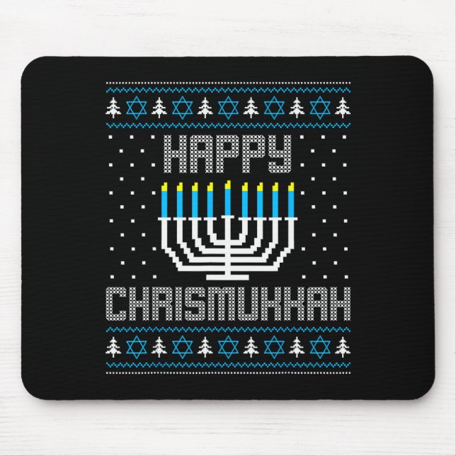 Happy Chrismukkah Menorah Ugly Sweater Christmas H Musmatta (Framsidan)