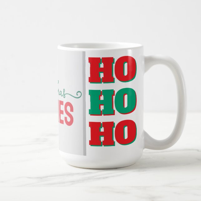 happy christmas festive mug-holiday gift 2025 kaffemugg (Höger)