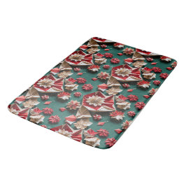 Happy Christmas origami handicrafts 11 - Bath Mat Badrumsmatta