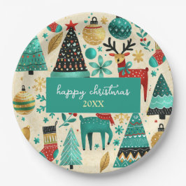 Happy Christmas party – Whimsical trees reinders