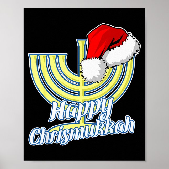 Happy Christmukkah Hanukkah Christmas  Poster (Framsidan)