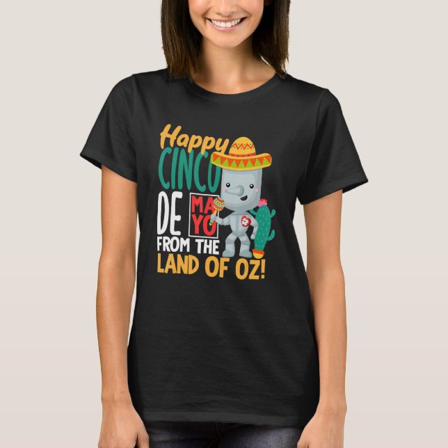 Happy Cinco de Mayo from down under T Shirt (Framsida)