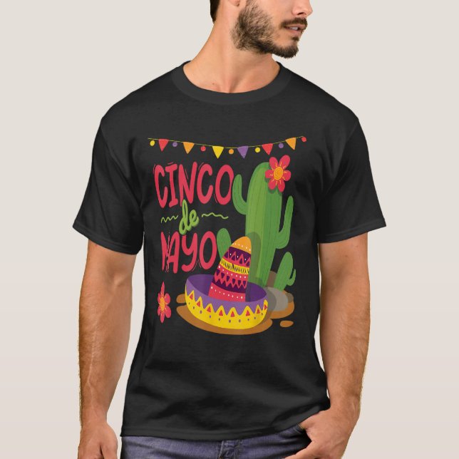 Happy Cinco De Mayo Viva Mexico 5 De Mayo 2 T Shirt (Framsida)