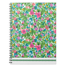 Happy colorful summer pattern botanical artwork