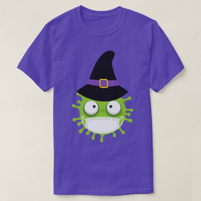 Happy Coronaween Halloween 2020 Coronavirus Witch  T Shirt (Design framsida)
