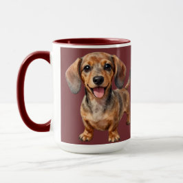 Happy Dachshund Puppy Mugg