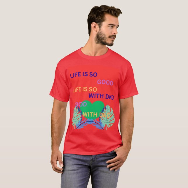 HAPPY DADDY DAY T SHIRT (Hel framsida)