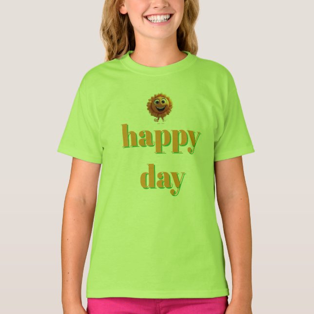 Happy Day Kids T Shirt (Framsida)