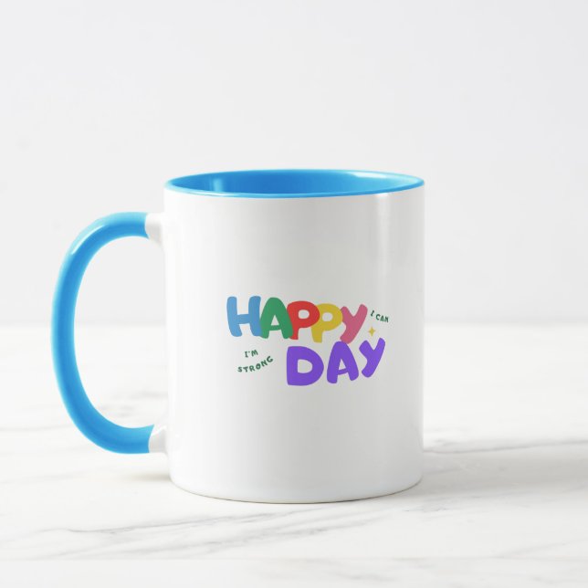  "Happy Day" Mug for Kids  Mugg (Vänster)