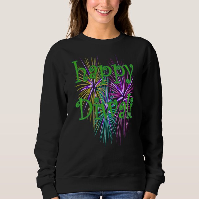 Happy Diwali Festival Of Light Celebration Pyro Di T Shirt (Framsida)